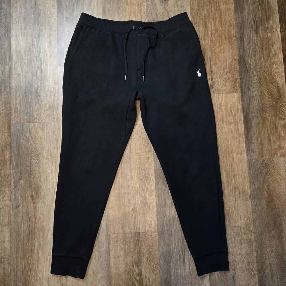 Polo Ralph Lauren Men's Black Lounge Active Casual Joggers Size Large